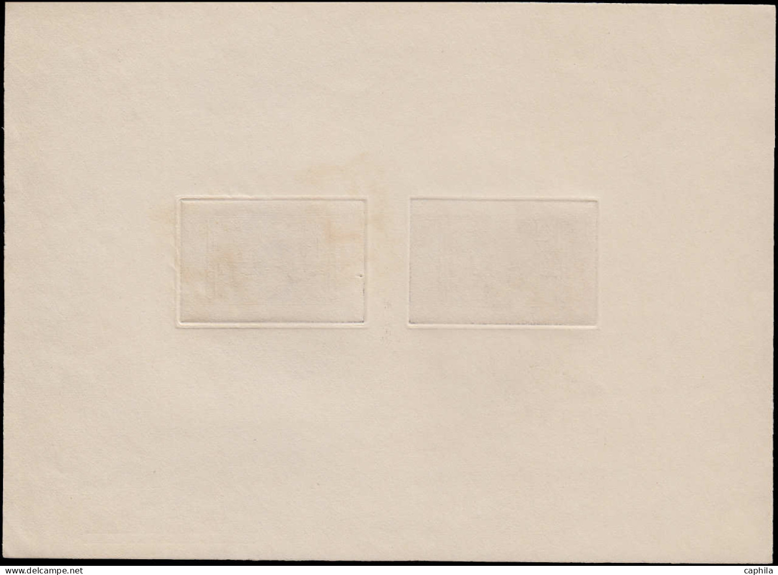 EPA MAROC - Poste - Maury 254/68, série complète des 6 épreuves d'artiste en noir des blocs feuillets gommés - RRR -