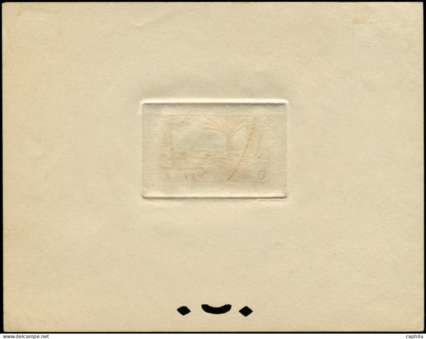EPT MAROC - Poste - 258, épreuve D'atelier En Brun-noir (n° 1710) Oasis, Palmiers - Unused Stamps