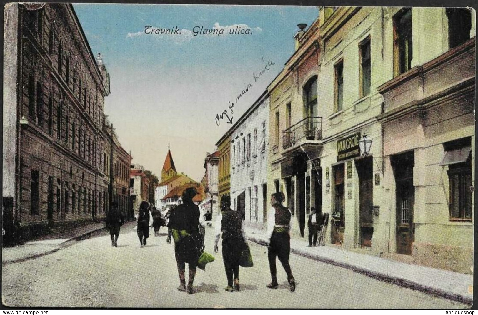 Bosnia And Herzegovina-----Travnik-----old Postcard - Bosnie-Herzegovine