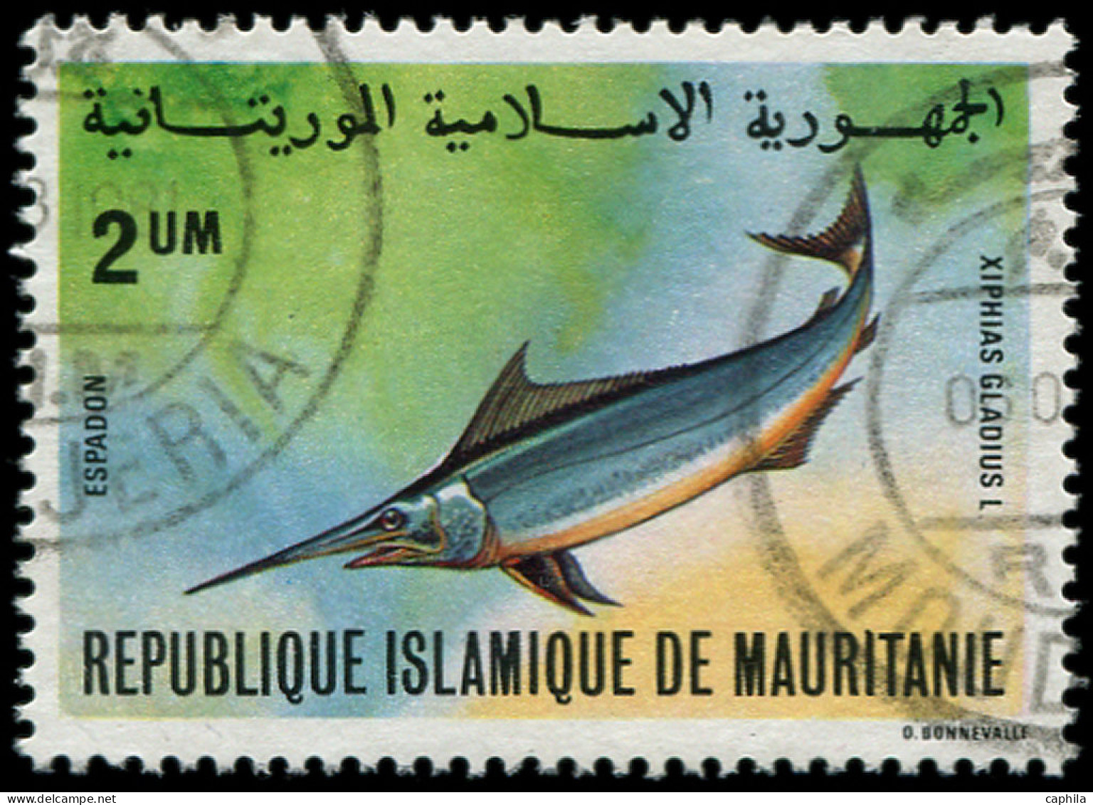 O MAURITANIE - Poste - 482A, Non émis: Espadon - Covers & Documents