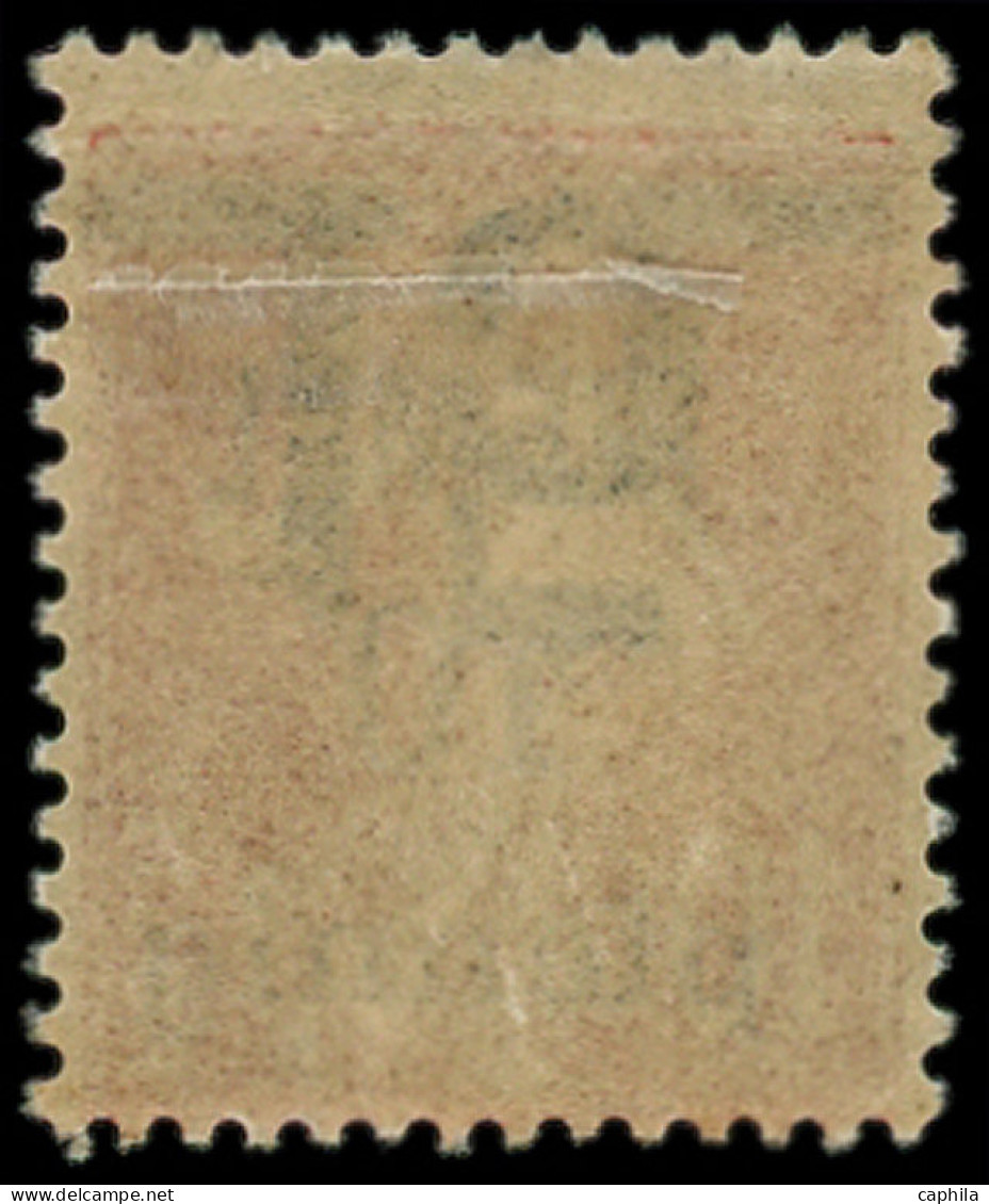 * MEMEL - Poste - 38a, Surcharge Renversée: 15s. Sur 10p. Sur 10c. Rouge - Unused Stamps