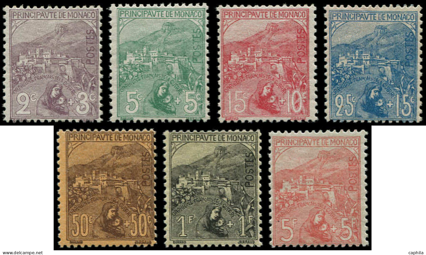 ** MONACO - Poste - 27/33, Au Profit Des Orphelins De Guerre - Unused Stamps