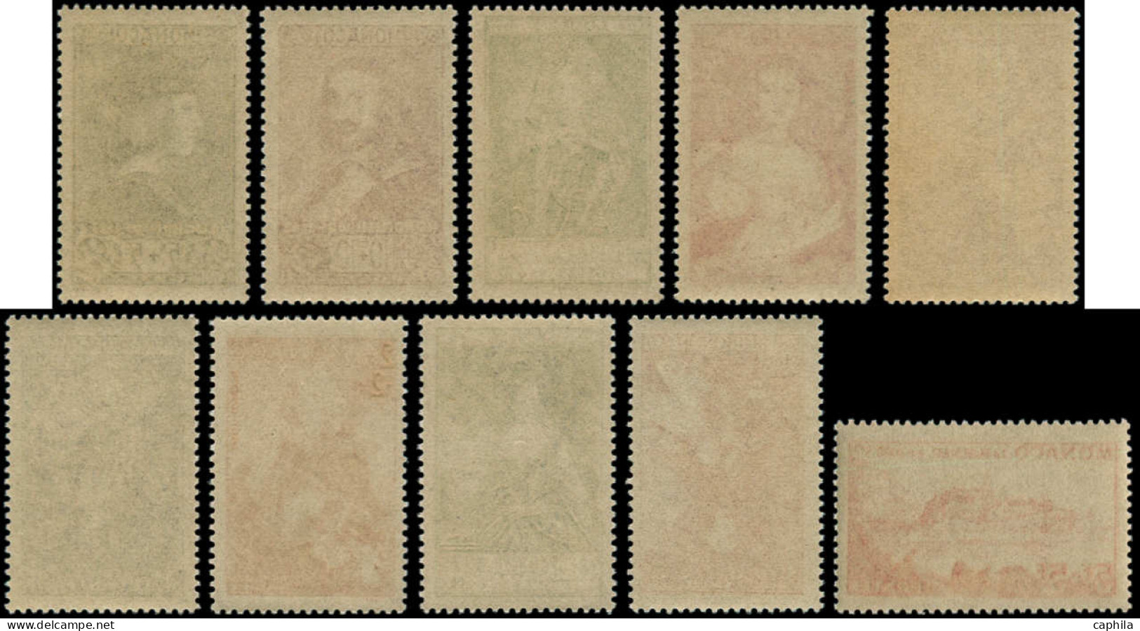 ** MONACO - Poste - 185/94, Princes Et Princesses, Complet 10 Valeurs - Unused Stamps