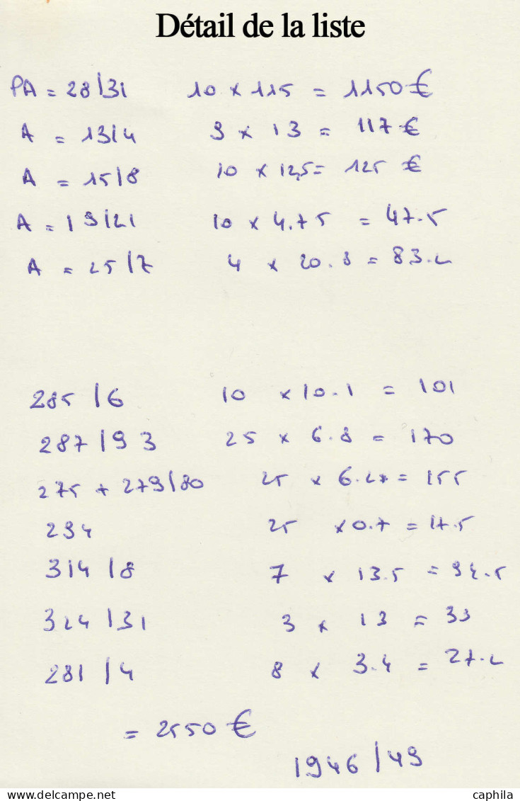 ** MONACO - Lots & Collections - Petit Lot 1946/49, Dont Pa. 28/31 (x10), Quelques Timbres Avec Rouille, En Blocs Ou En  - Andere & Zonder Classificatie