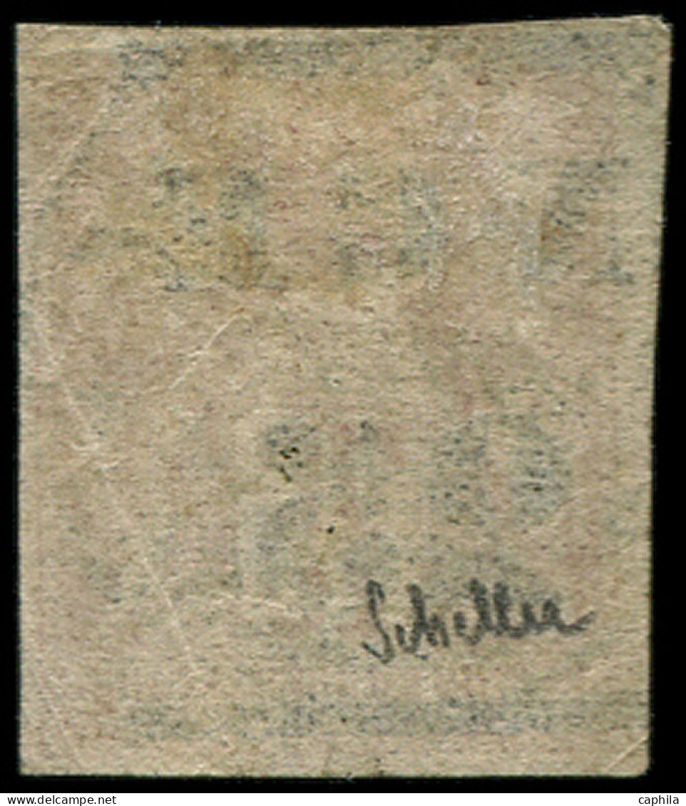 O NOUVELLE-CALEDONIE - Poste - 5, Signé Scheller (pli): 25 S. 75c. Rose - Used Stamps