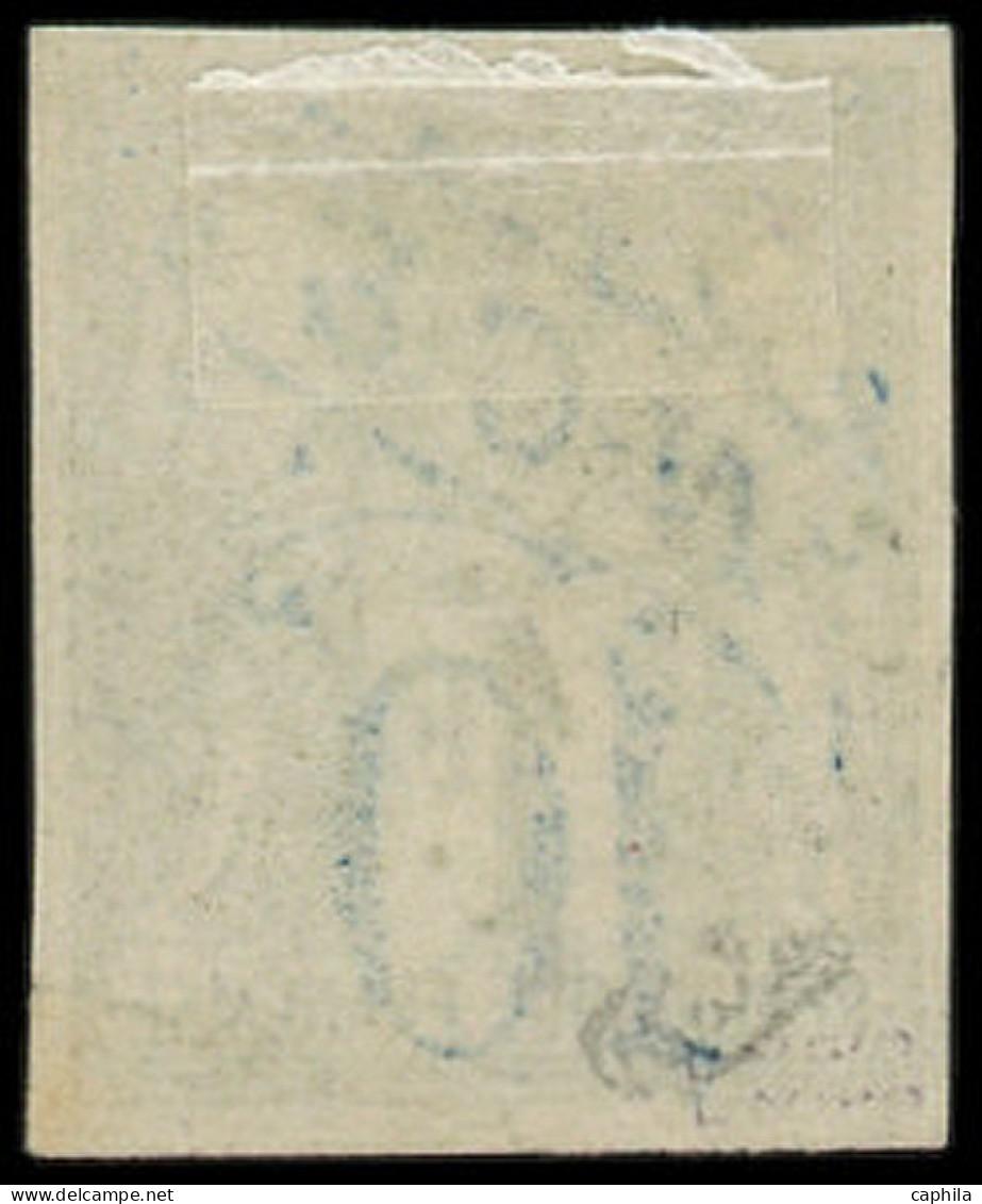 * NOUVELLE-CALEDONIE - Poste - 35, Signé Calves (léger Pli D'angle): 10c. Sur 1f. Olive - Unused Stamps