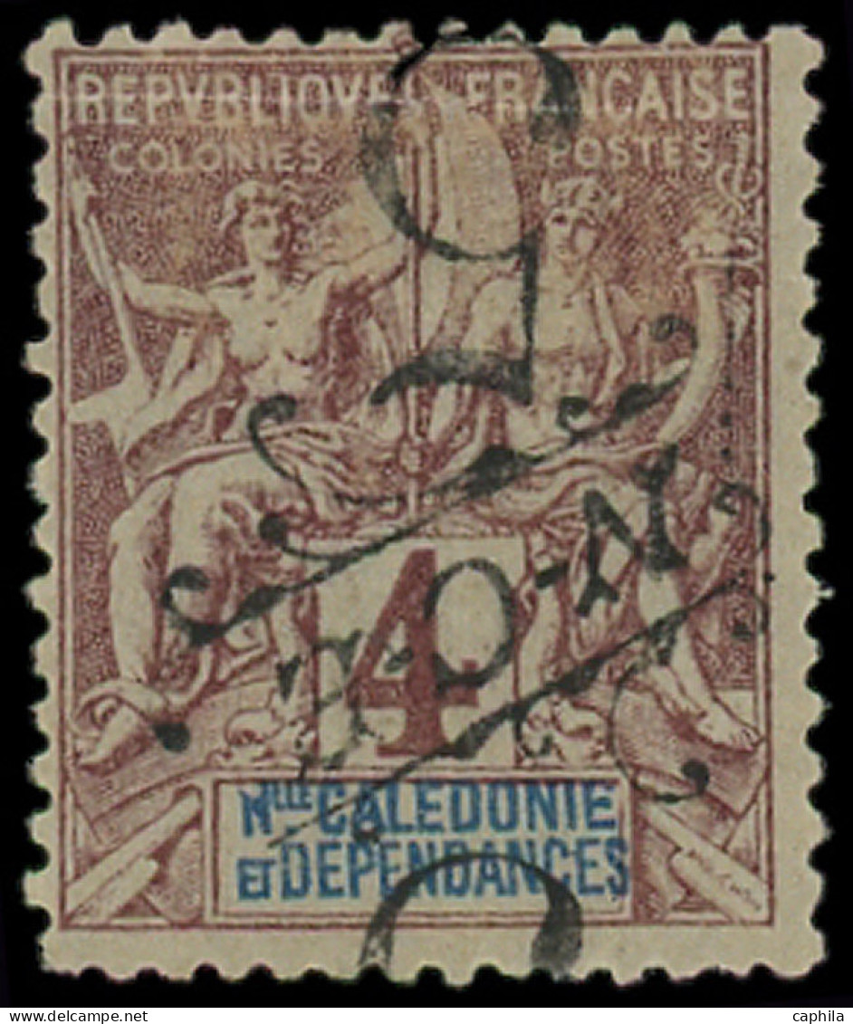 * NOUVELLE-CALEDONIE - Poste - 55a, Surcharge Renversée: 5/4c. - Sonstige & Ohne Zuordnung