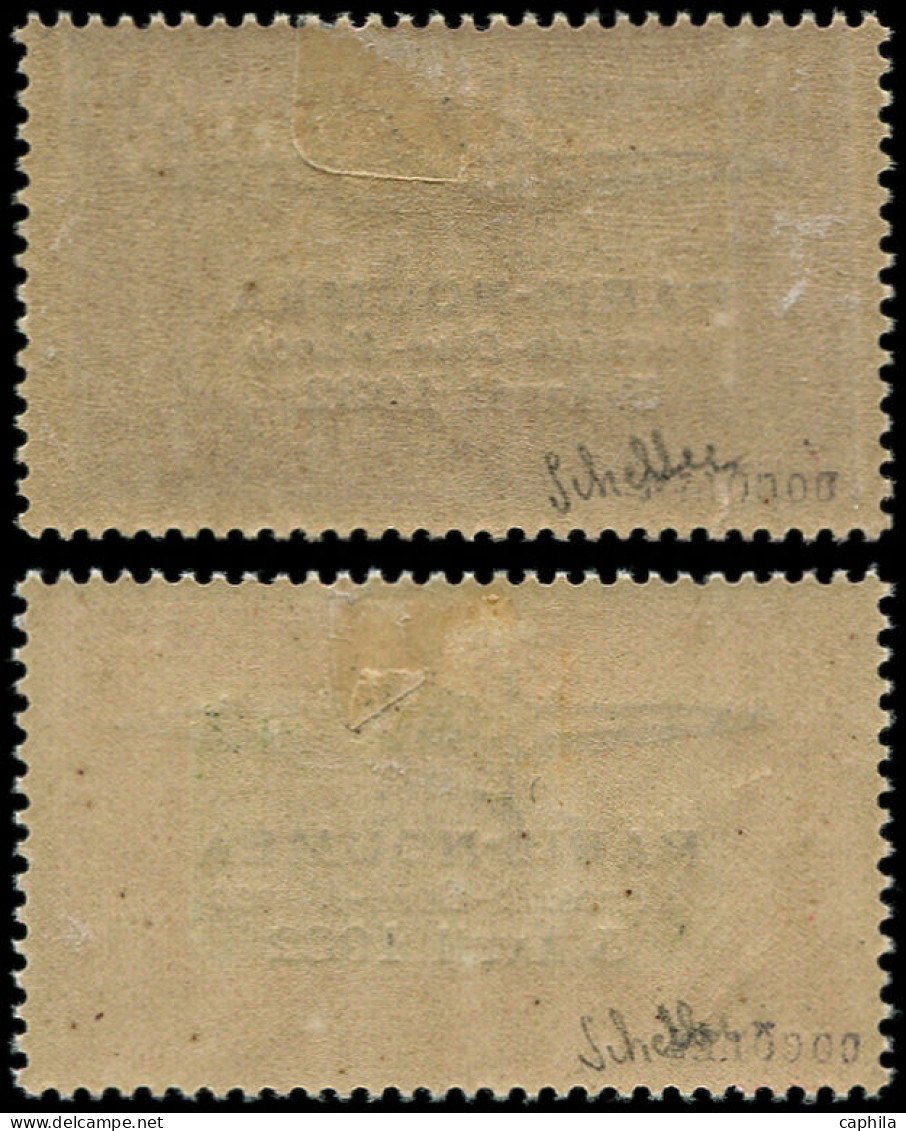 * NOUVELLE-CALEDONIE - Poste Aérienne - 1/2 Signés Scheller: Paris - Nouméa - Unused Stamps