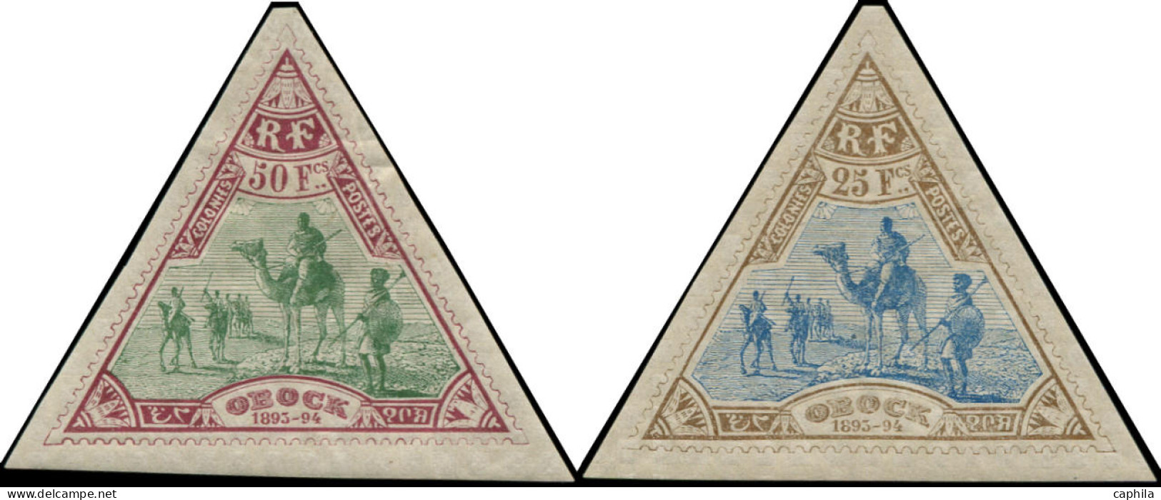 * OBOCK - Poste - 63/64, Méhariste - Unused Stamps