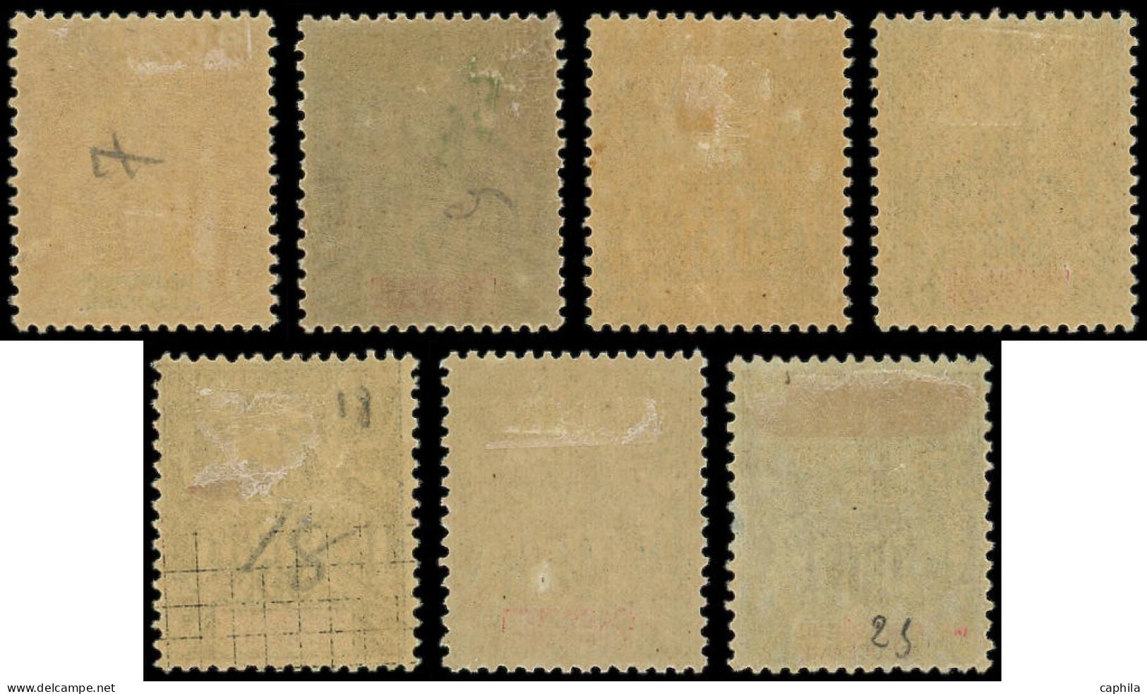 * OCEANIE - Poste - 14/20, Complet 7 Valeurs: Type Groupe - Unused Stamps