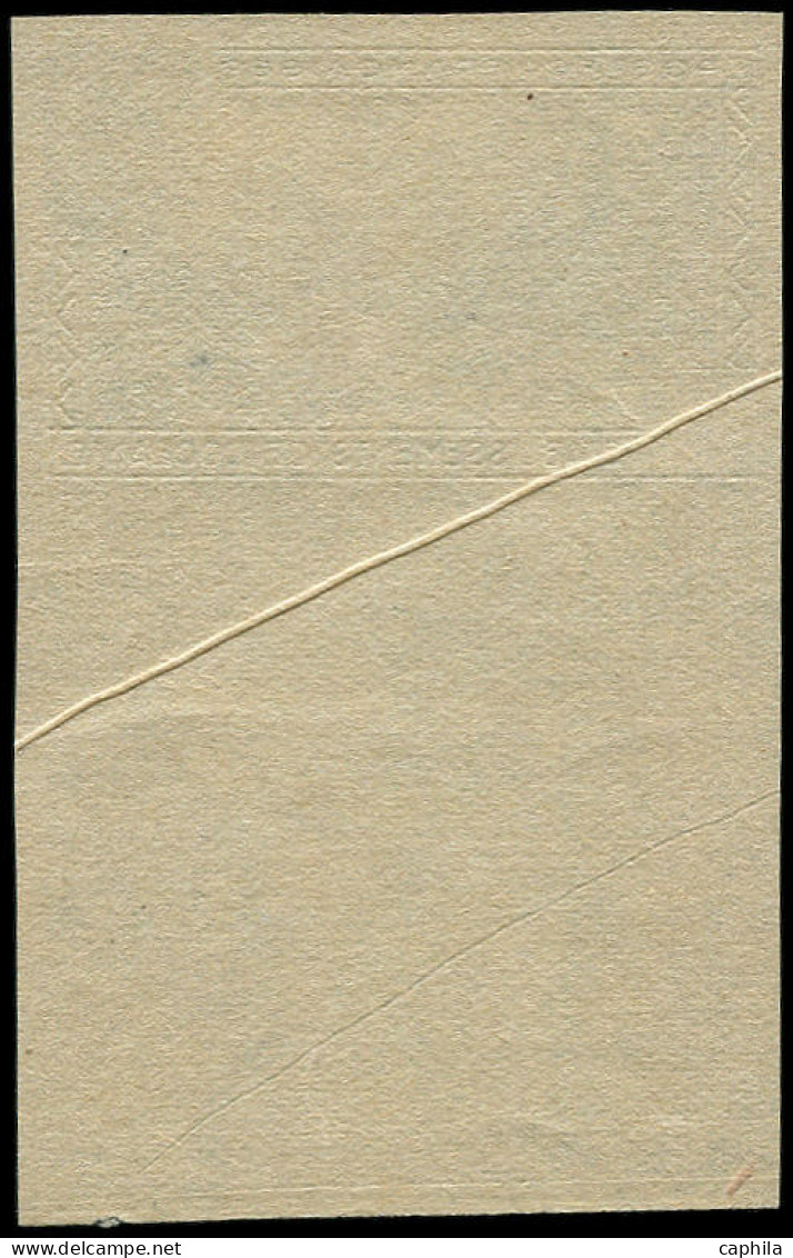 (*) OCEANIE - Poste - 139, Non Dentelé Sans La Valeur Dans Le Cartouche, Bdf Avec Croix De Repère (pli): Pétain - Unused Stamps