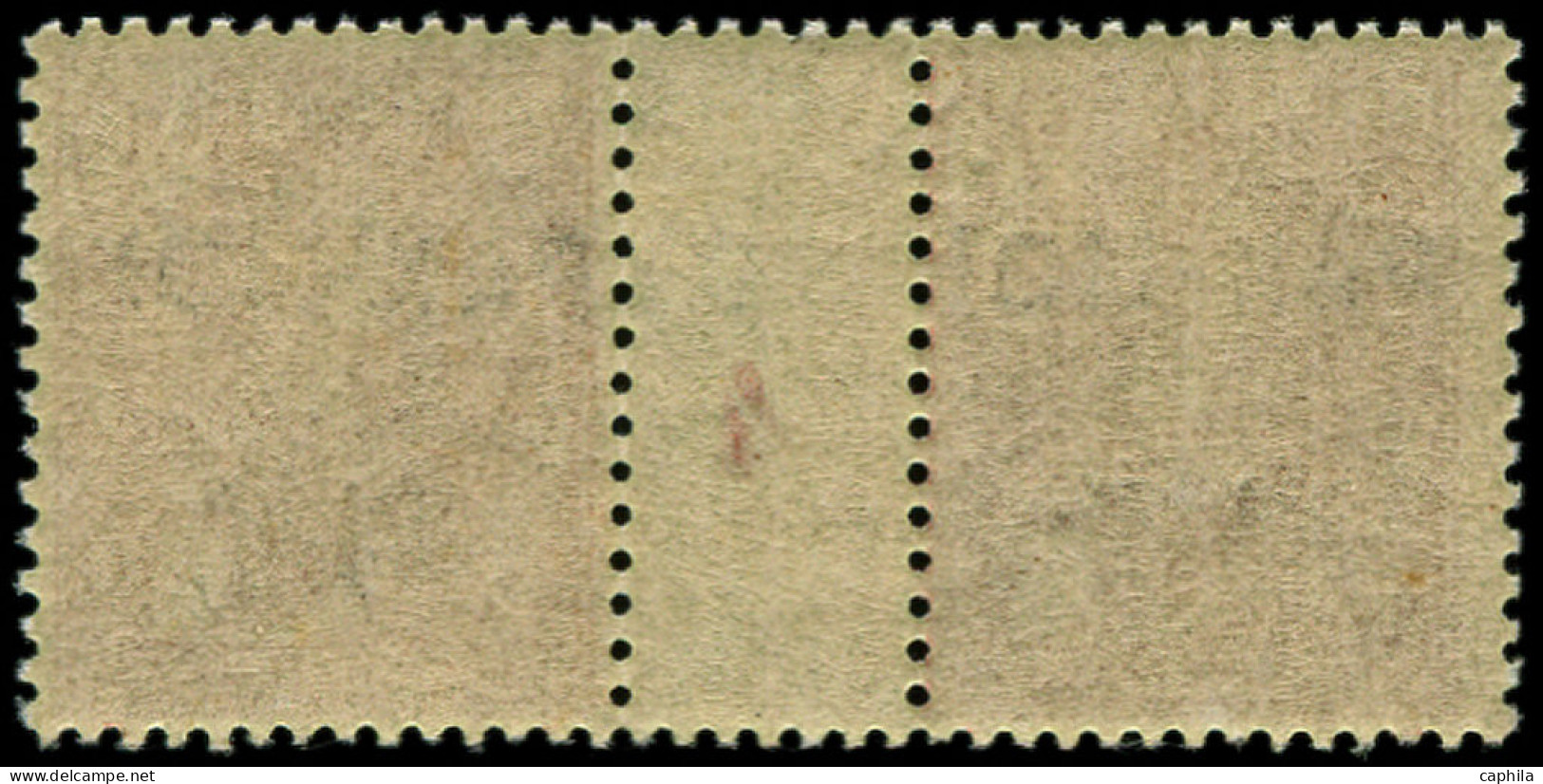 ** PAKHOI - Poste - 23, Paire Millésime "4", Tirage 180 (* Sur Millésime): 20c. Brique S. Vert - Unused Stamps