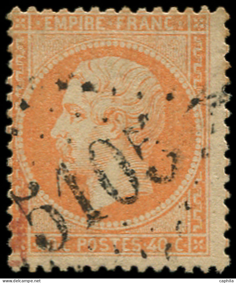 O PORT-SAID - Poste - France 23, Oblitération GC "5105" Suez, Points Jaunes: 40c Orange - Used Stamps