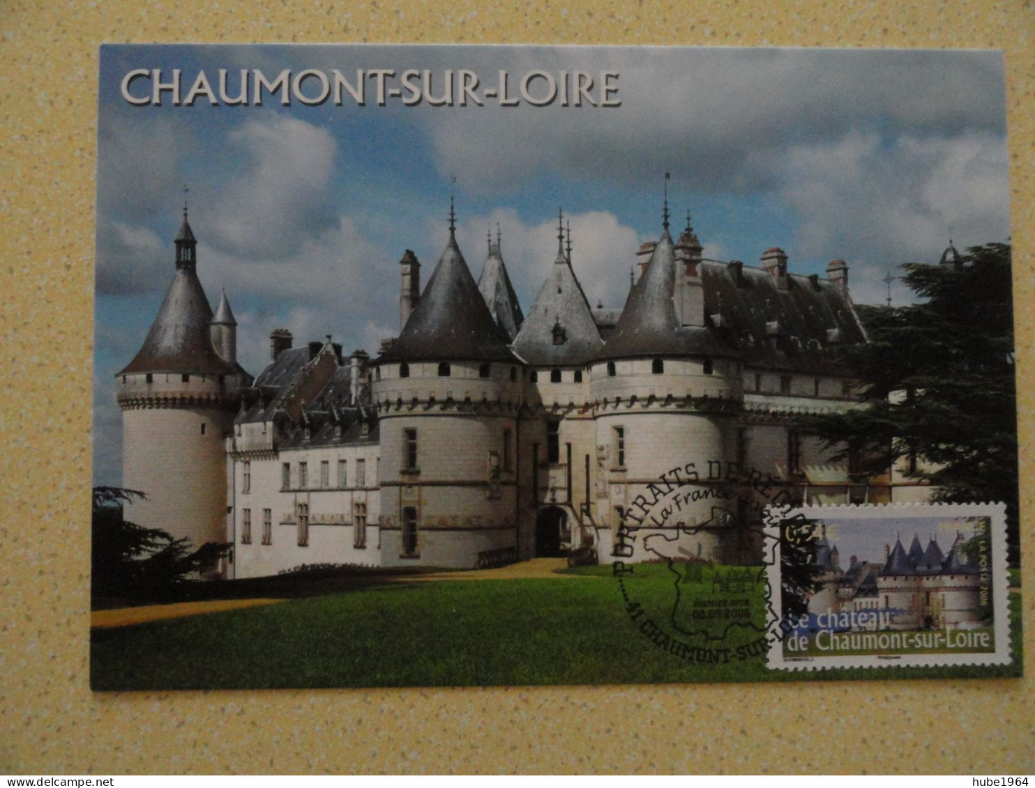 CARTE MAXIMUM CARD CHATEAU DE CHAUMONT SUR LOIRE LOIR ET CHER OPJ CHAUMONT SUR LOIRE FRANCE - Châteaux