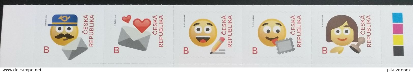 Czech Republic 2024, Emoji, MNH - Unused Stamps