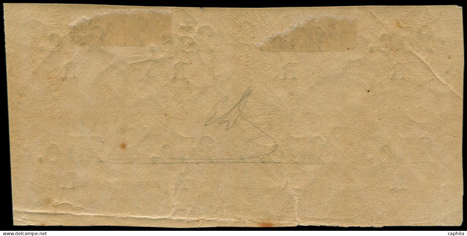 O REUNION - Poste - 4, Bloc De 8, Signé, 3 Points De Rouille (avec Gomme): 25c. S. 40c. Vermillon - Used Stamps