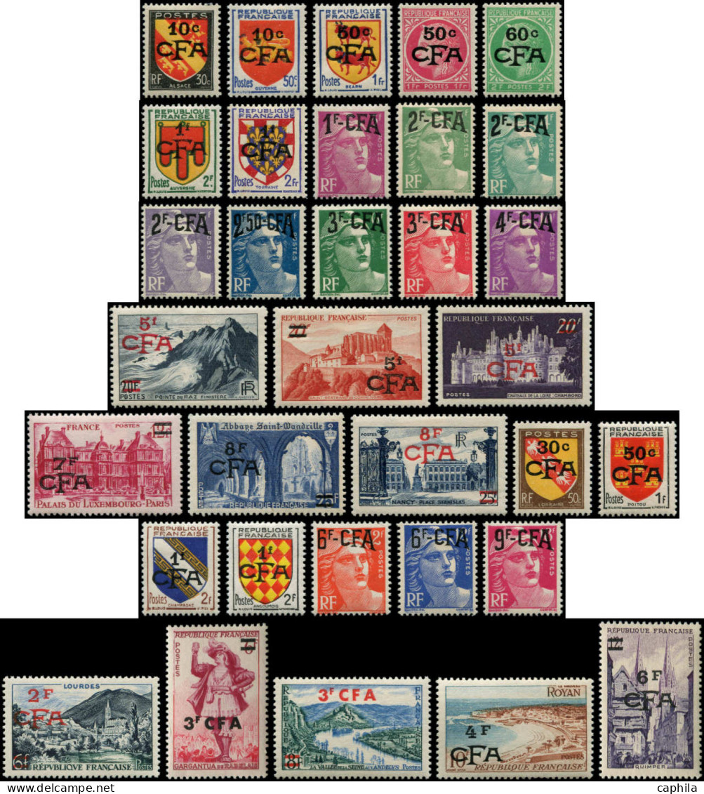 * REUNION - Poste - 281/319, Complet 43 Valeurs - Other & Unclassified