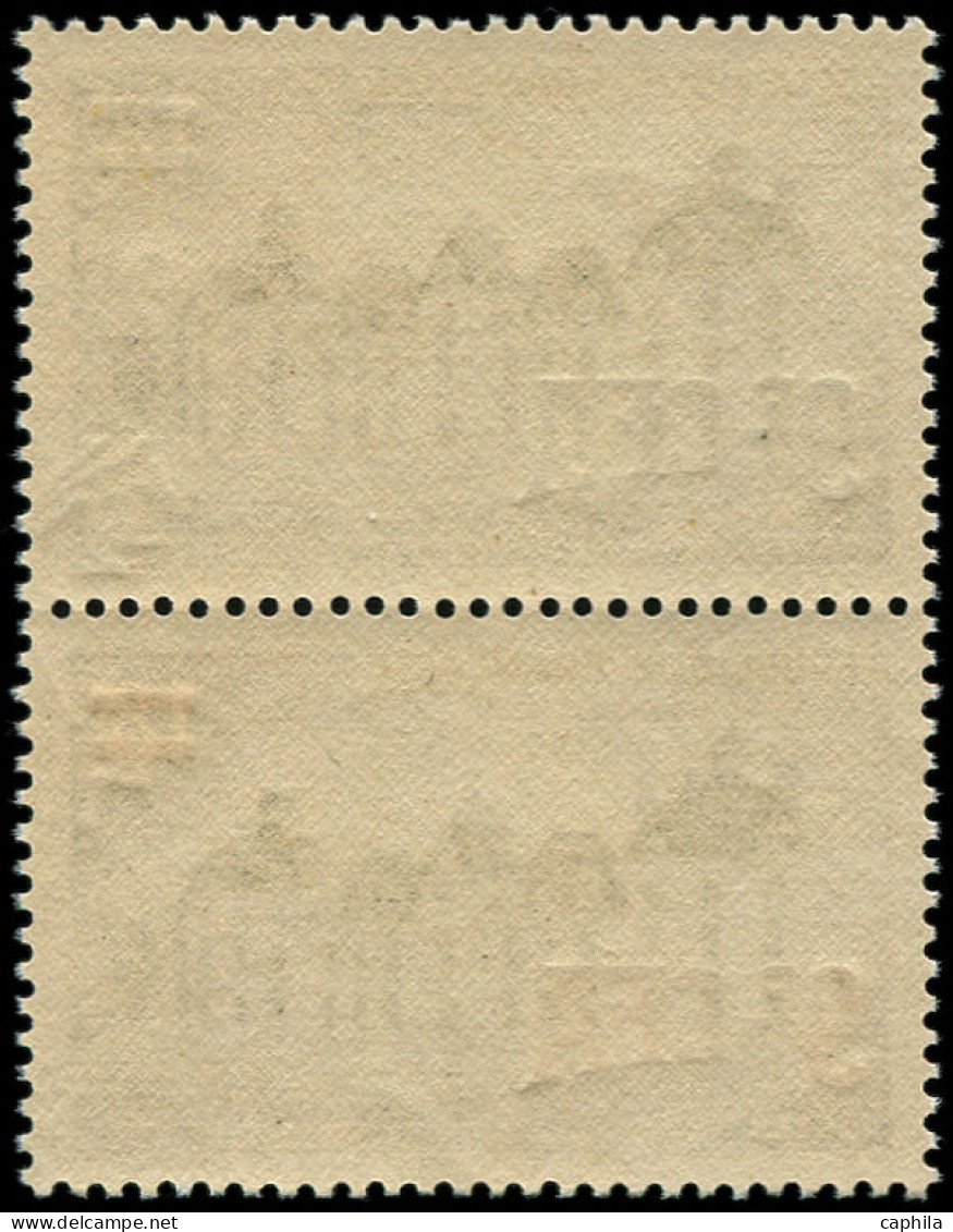 ** REUNION - Poste - 316, Paire Dont 1 Exemplaire Essai De Surcharge En Rouge: Château De Cheverny - Unused Stamps