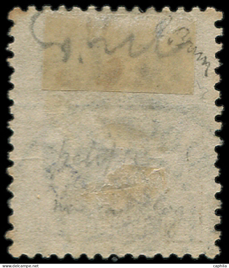 O SAINT PIERRE & MIQUELON - Poste - 12a, Surcharge Renversée, Signé Brun (points Jaunes): 15 S. 30c. - Used Stamps