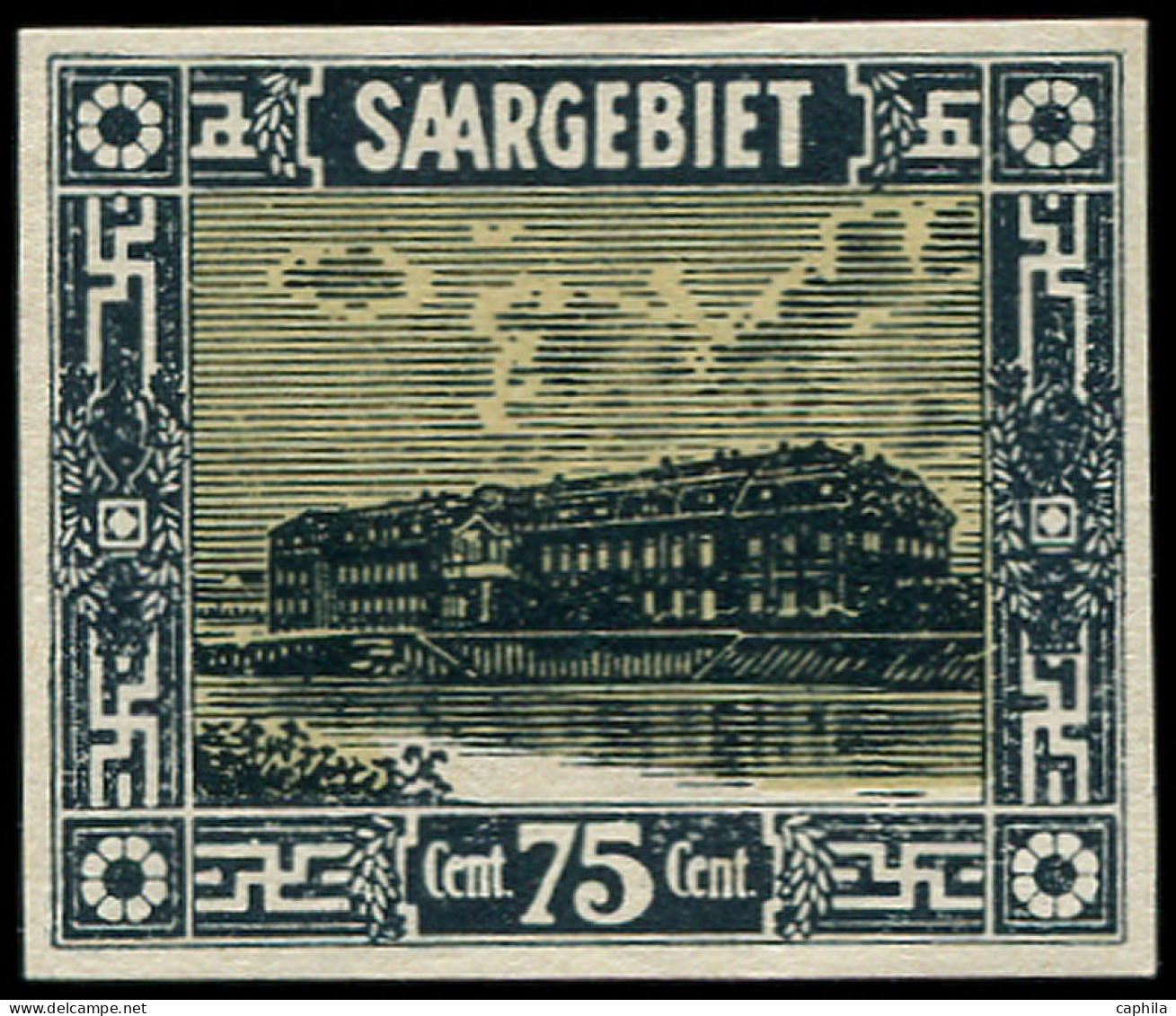 ** SARRE - Poste - 96, Non Dentelé: 75c. Faïencerie (Maury) - Unused Stamps