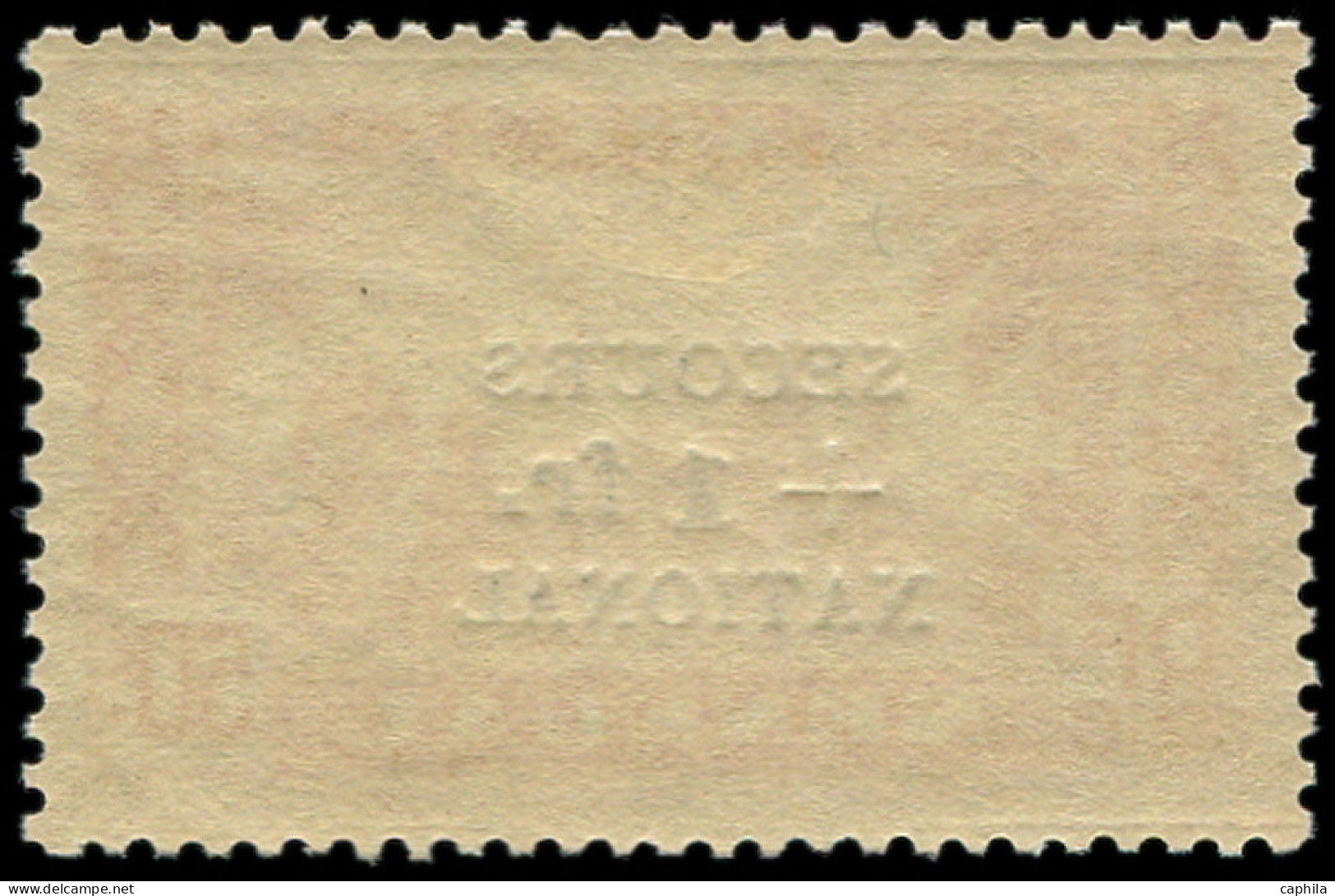 * SENEGAL - Poste - 173, "secours" Légèrement Doublé: 1f. S. 50c. Rouge - Unused Stamps