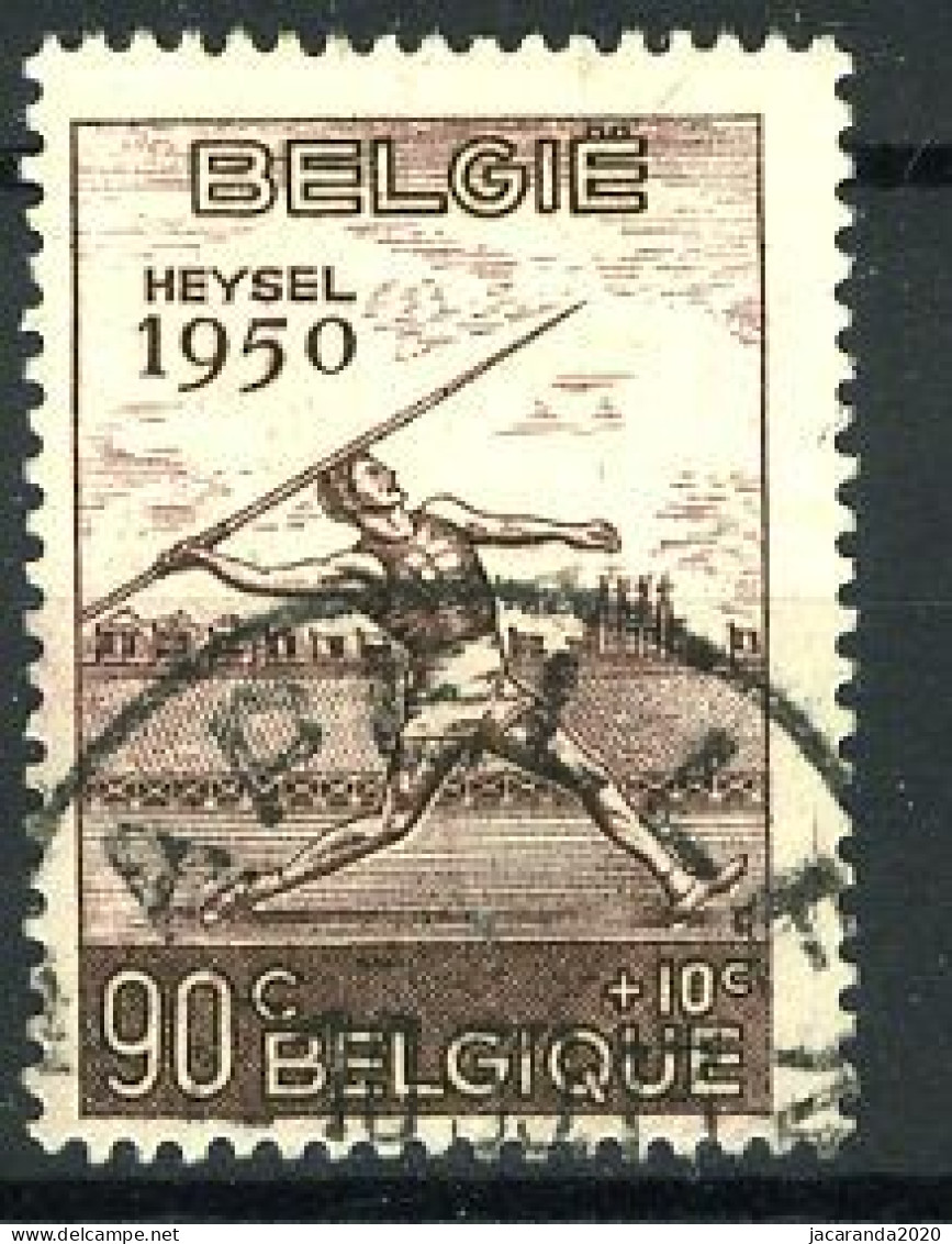 België 828 - Europese Atletiekkampioenschappen - Sport - Speerwerpen - Gestempeld - Oblitéré - Used - Usados