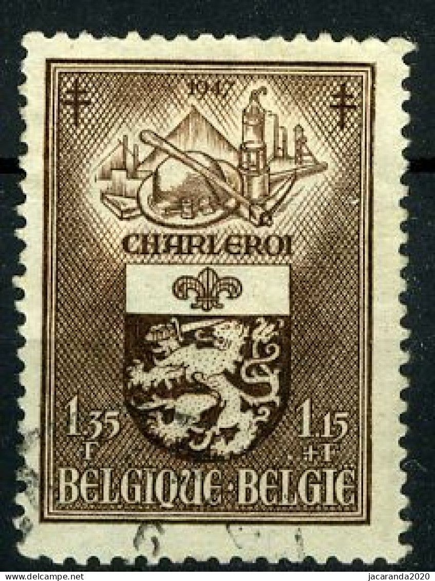 België 758 -Antitering - Wapenschilden Van Belgische Steden II - Charleroi - Gestempeld - Oblitéré - Used - Oblitérés