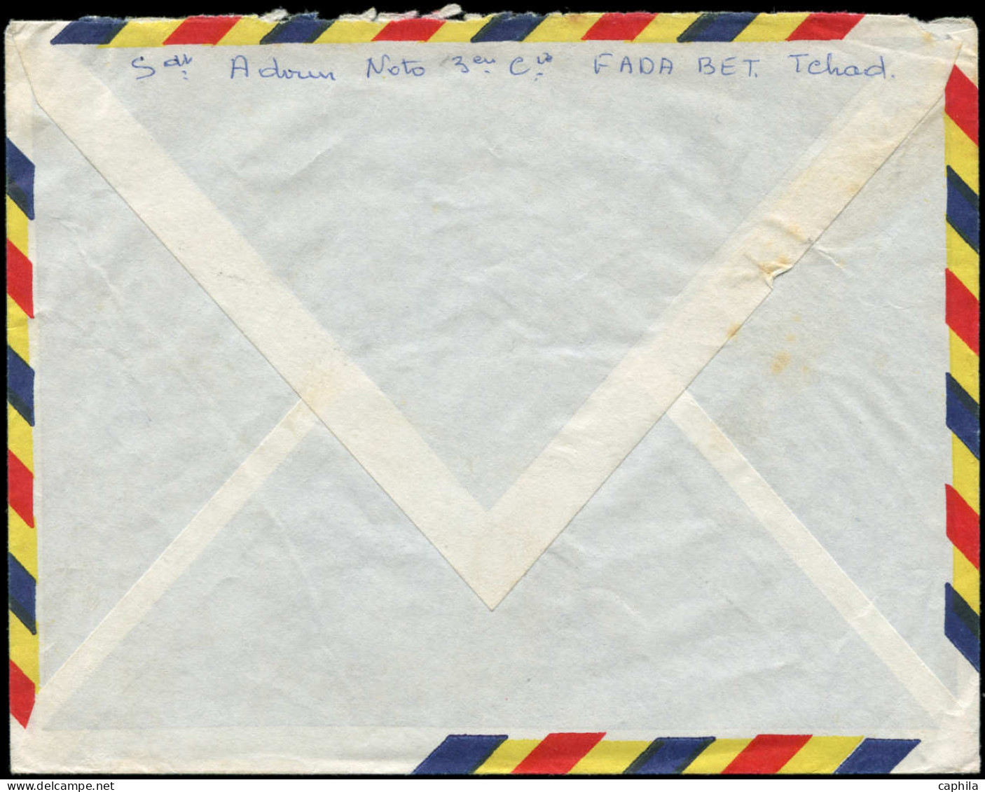 LET TCHAD - Franchise - 1, Sur Lettre "FADA" 3/10/66: Mouflon - Lettres & Documents