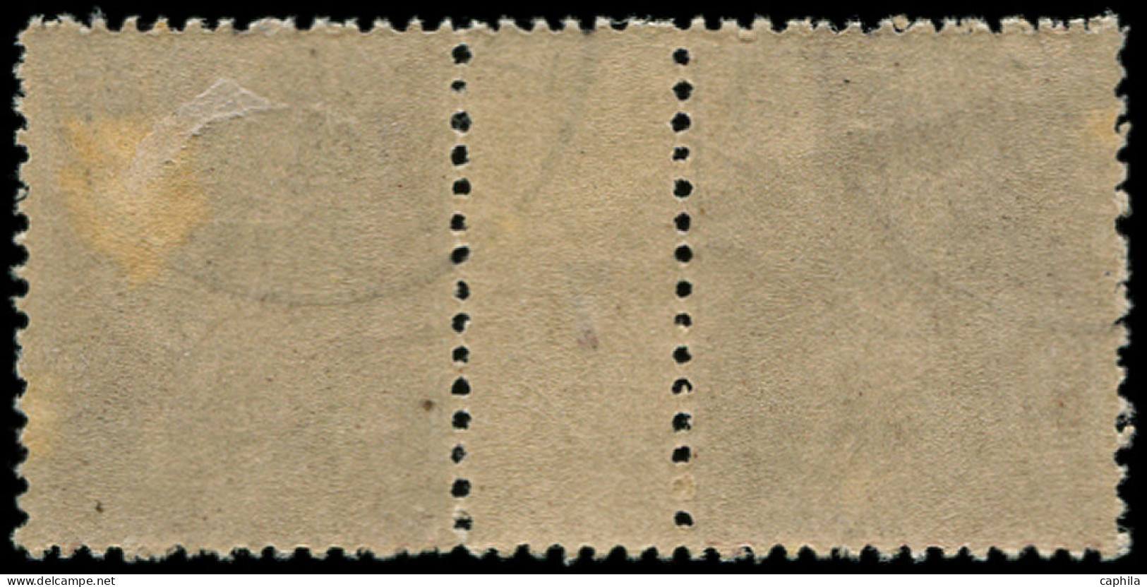 O TCHONG-K'ING - Poste - 49, Paire Millésime "7": 2c. Lilas-brun S. Paille - Used Stamps