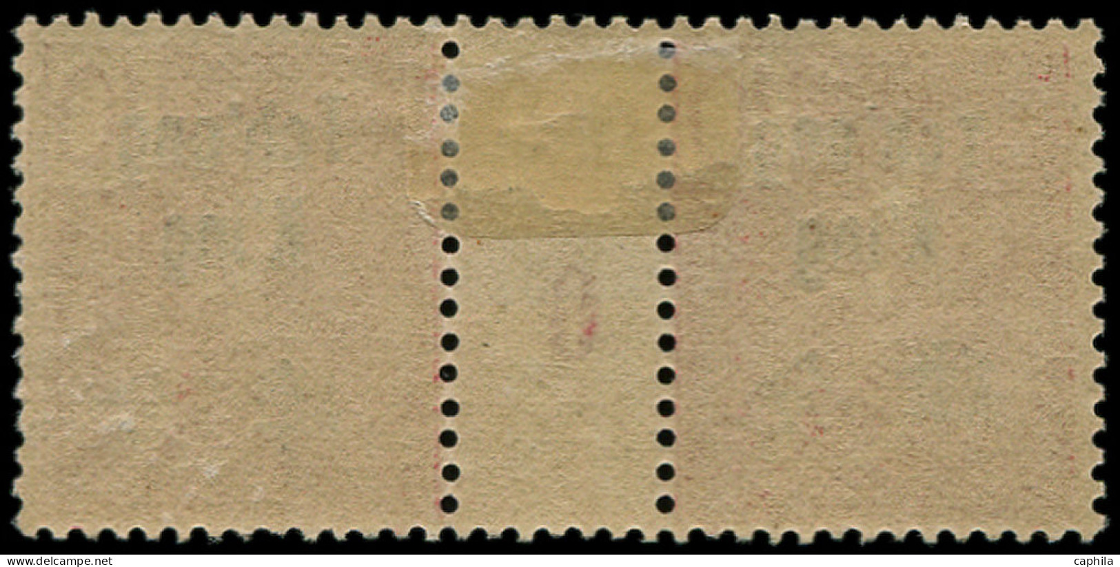 * TCHONG-K'ING - Poste - 52, Paire Millésime "6": 10c. Rouge - Unused Stamps