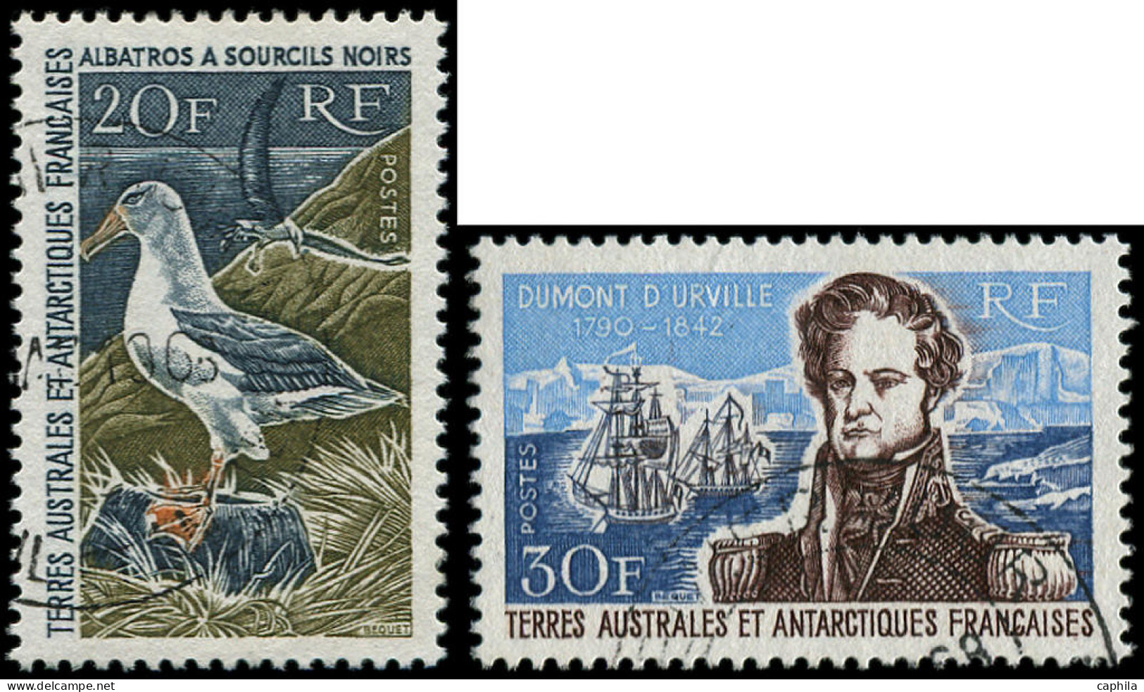 O TERRES AUSTRALES - Poste - 24/25, Albatros Et Dumont D'Urville - Oblitérés