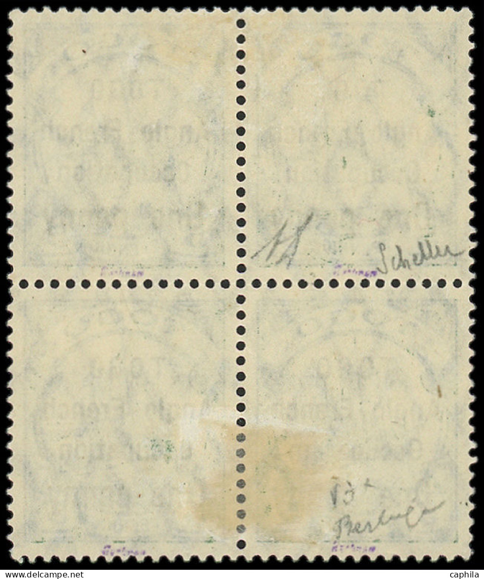 * TOGO - Poste - 33Ab, Type II, Bloc De 4, 1ex. "Tog" Au Lieu De Togo, Signé Scheller: 1p. Sur 5pf. Vert - Unused Stamps
