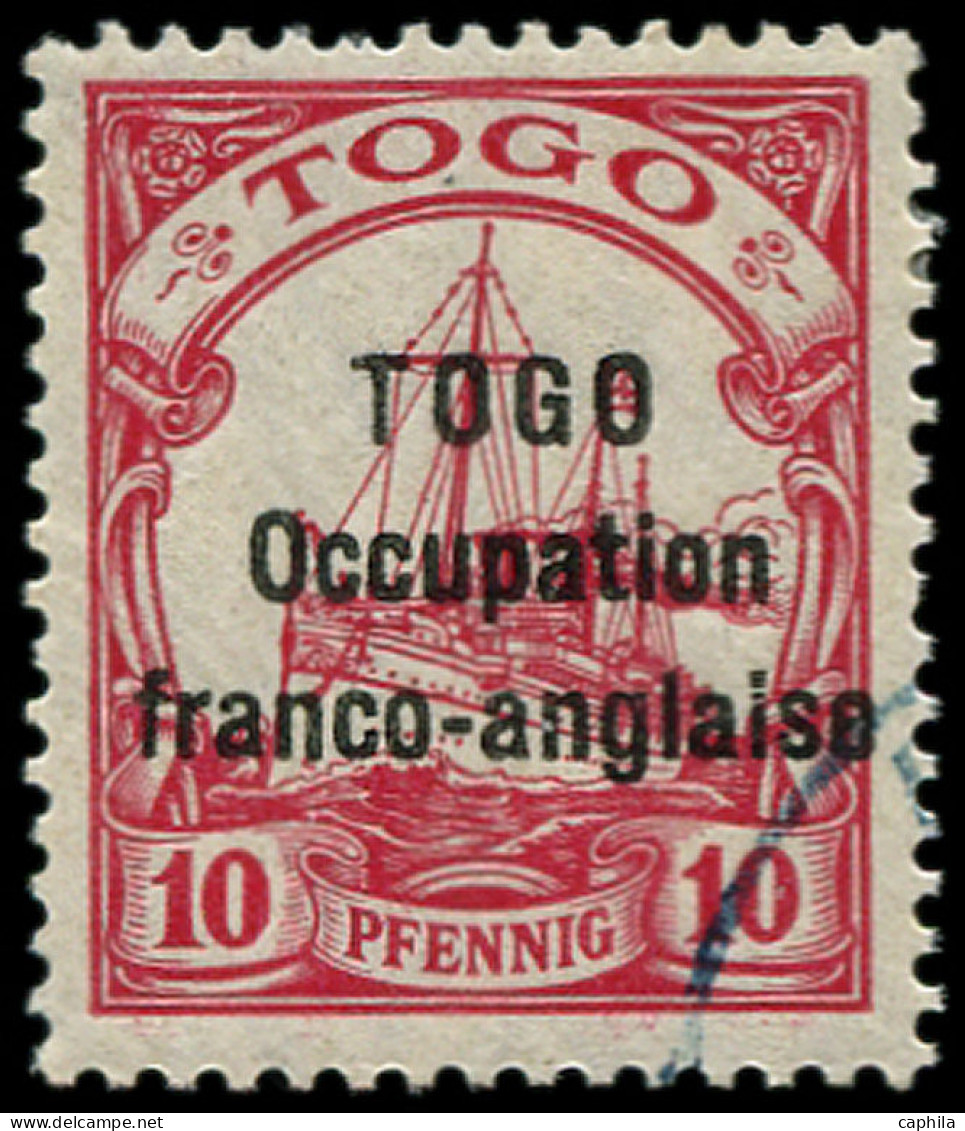 O TOGO - Poste - 45, Signé, Avec Gomme: 10pf. Rouge - Used Stamps