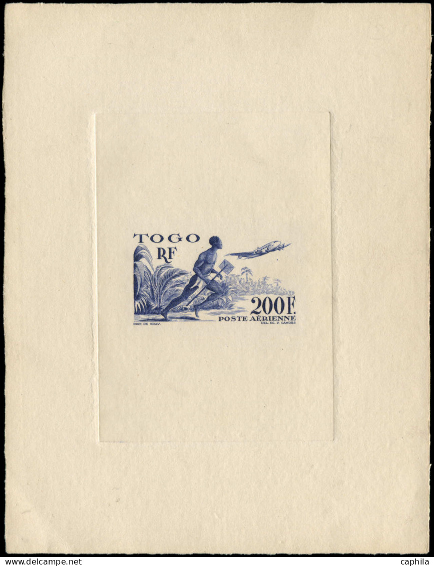 EPA TOGO - Poste Aérienne - 20, épreuve D'artiste En Bleu - Unused Stamps