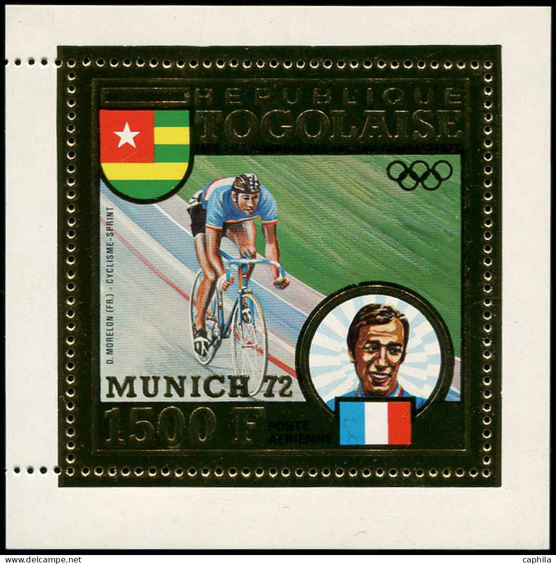 ** TOGO - Blocs Feuillets - 66B, Jeux Olympiques De Munich 1972, Cyclisme (Michel) - Neufs