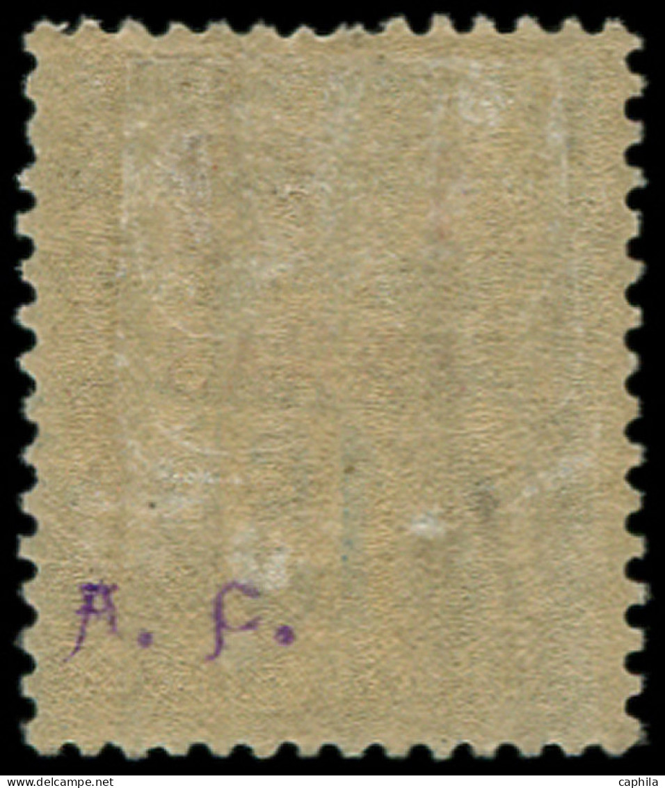 * ZANZIBAR - Poste - 3c, Erreur "annas" Avec Un "s", Signé: 1.1/2a. S. 15c. Bleu - Unused Stamps