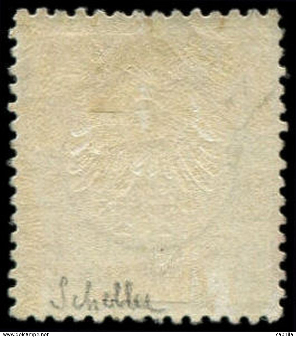 * ALLEMAGNE EMPIRE - Poste - 5, Signé Scheller: 2g. Bleu - Unused Stamps