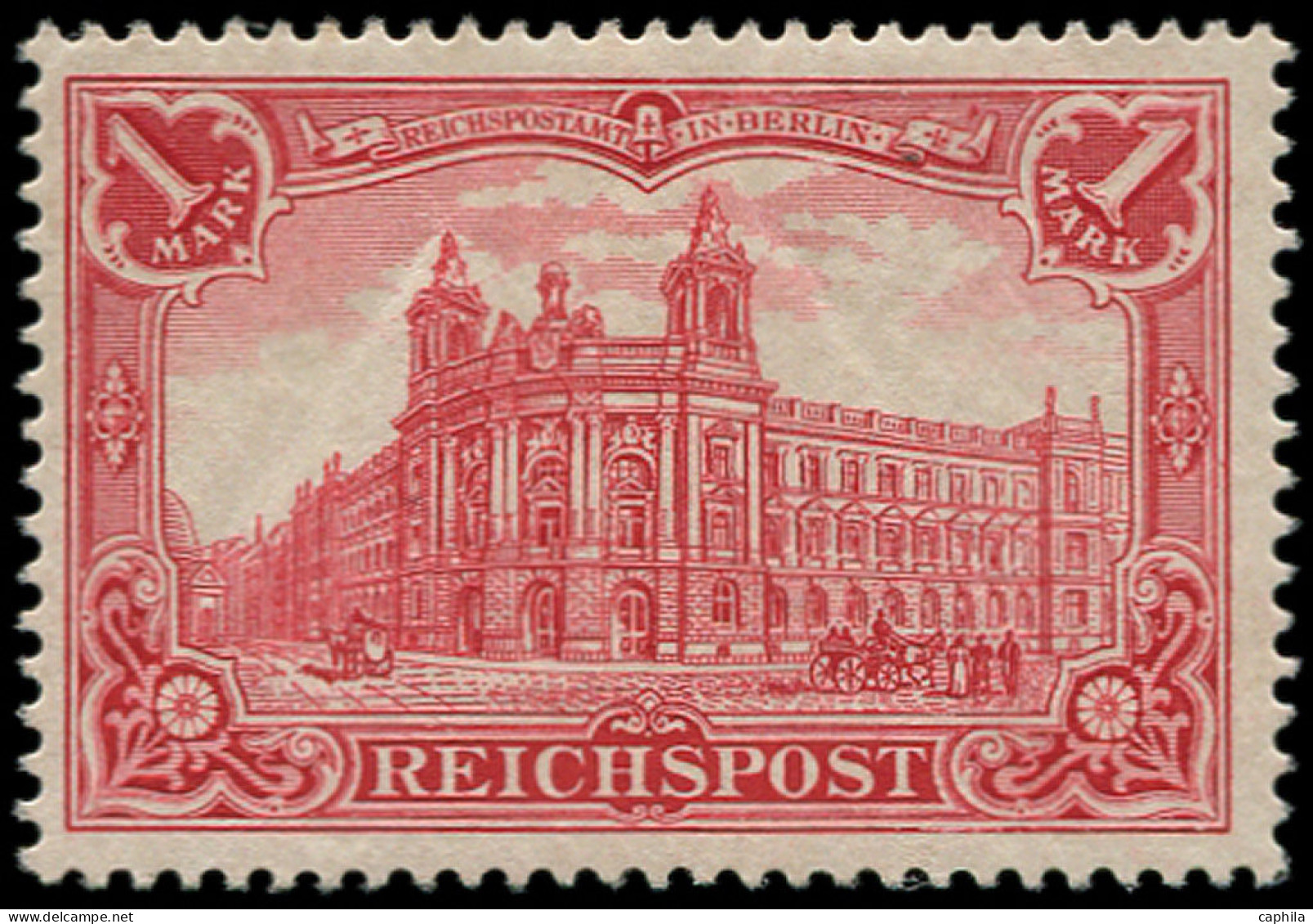 ** ALLEMAGNE EMPIRE - Poste - 61, 1m. Rouge - Unused Stamps