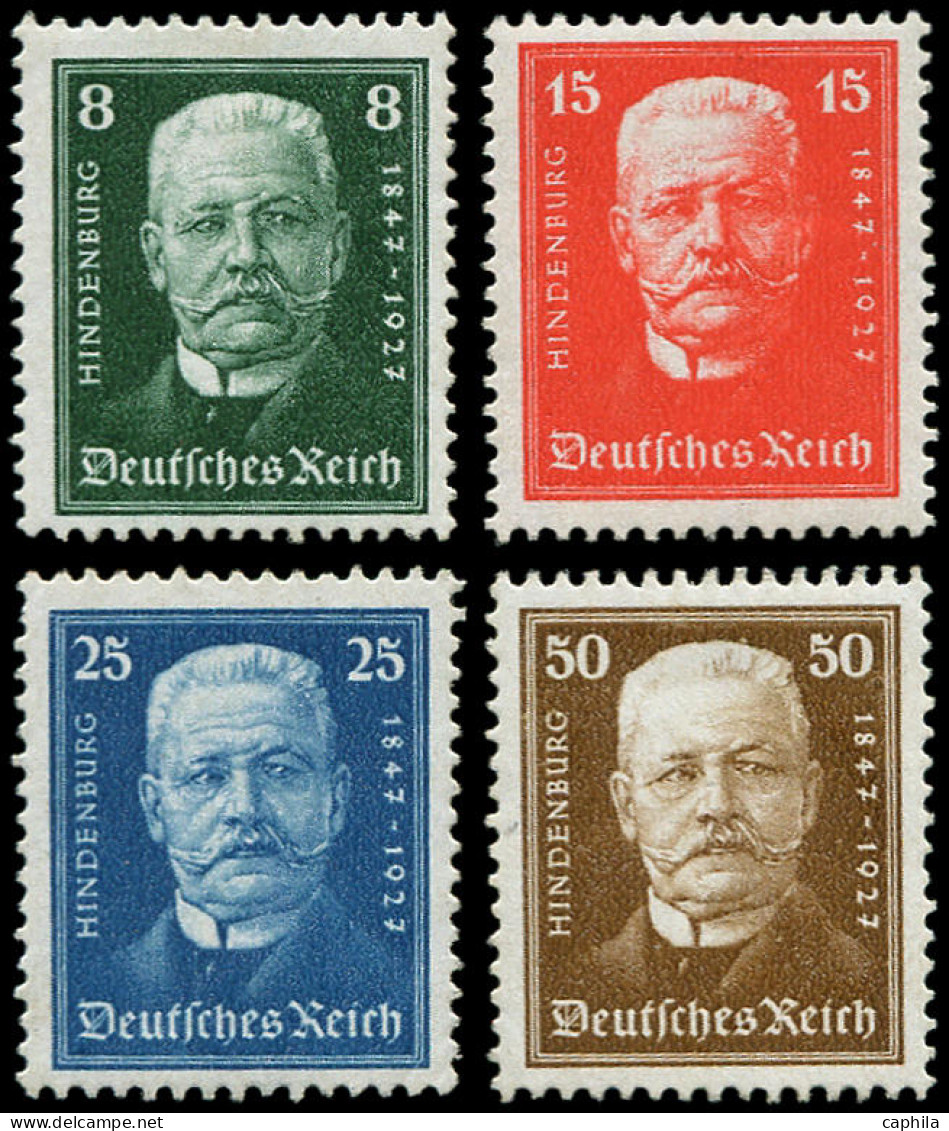 ** ALLEMAGNE EMPIRE - Poste - 394/97, Complet: Hindenburg - Unused Stamps
