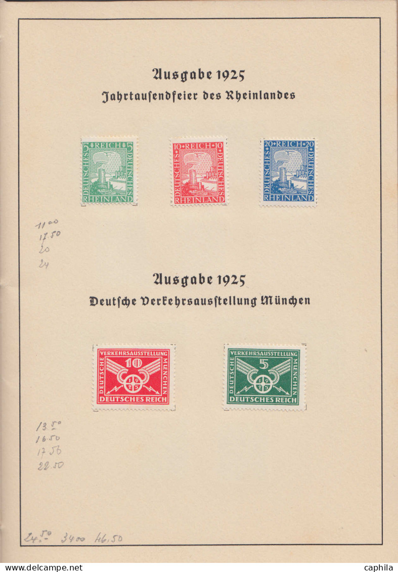 * ALLEMAGNE EMPIRE - Poste - Livret Officiel Du Congrès De Madrid 1932, Contenant Les Timbres De La Période Dont Zeppeli - Other & Unclassified