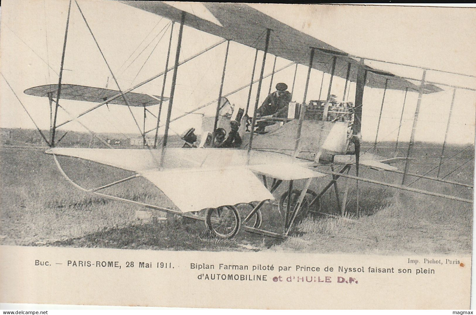 Buc  -  PARIS-ROME - Airmen, Fliers