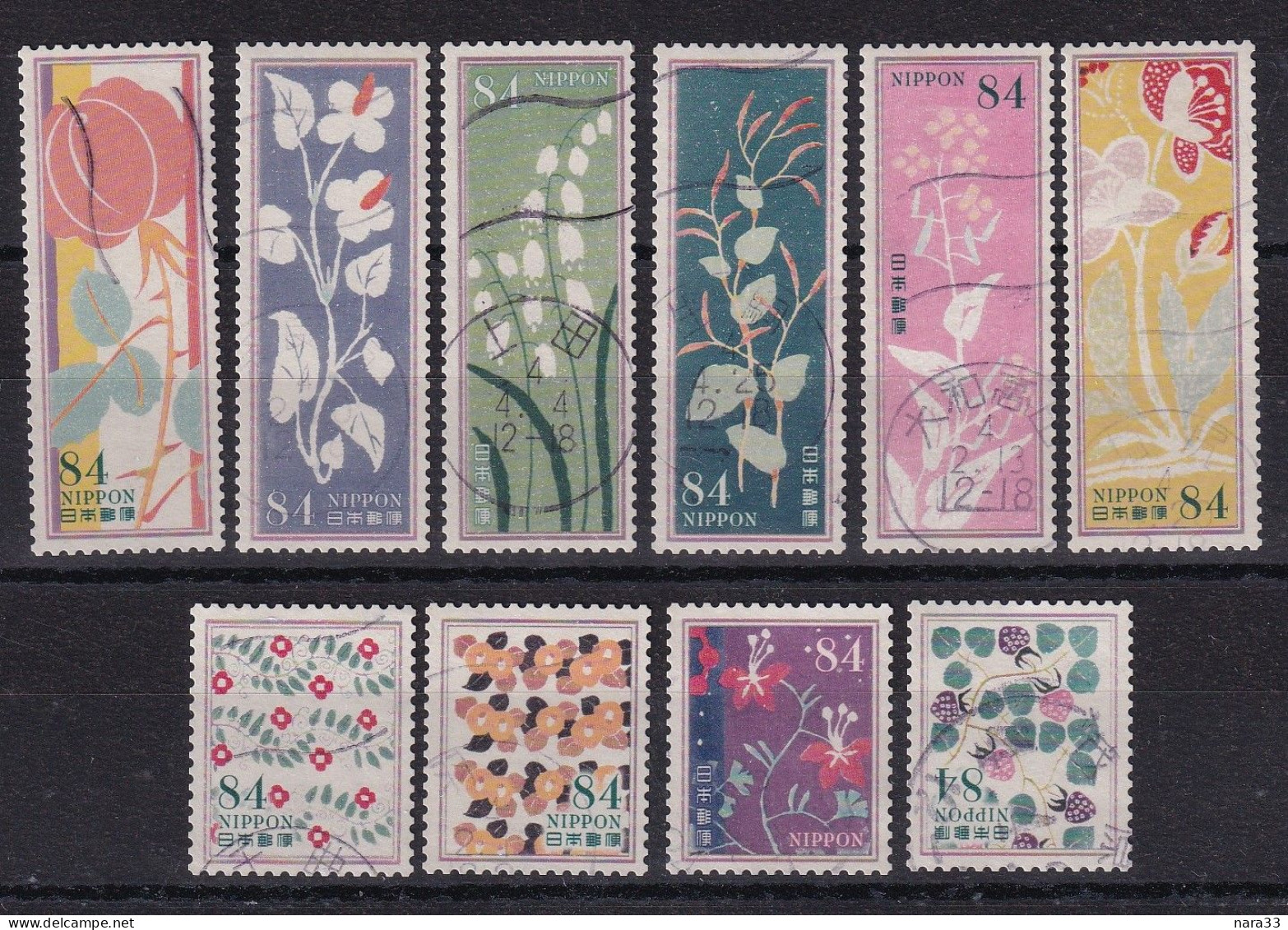 Japan - Flowers Of Daily Life Series N°1 2022 - Used Stamps