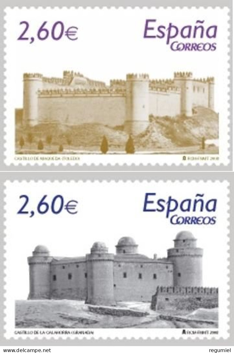 España 4439/4440 ** Castillos. 2008 - Unused Stamps