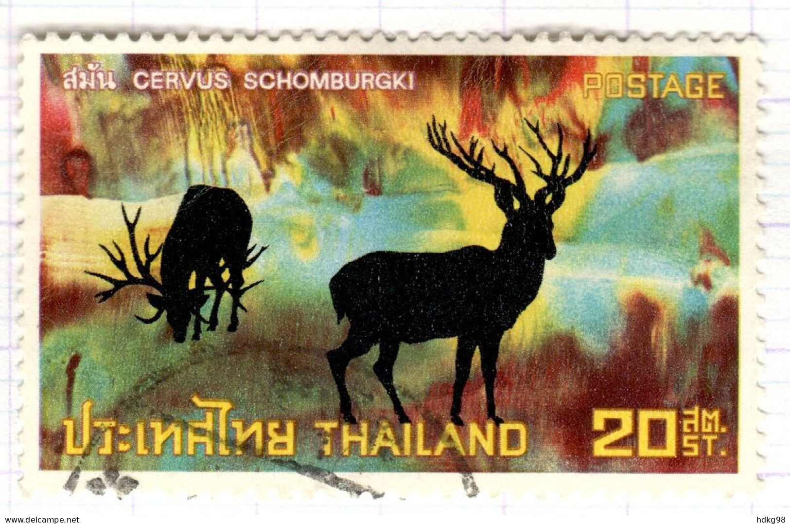 T+ Thailand 1973 Mi 698 Säugetiere - Tailandia