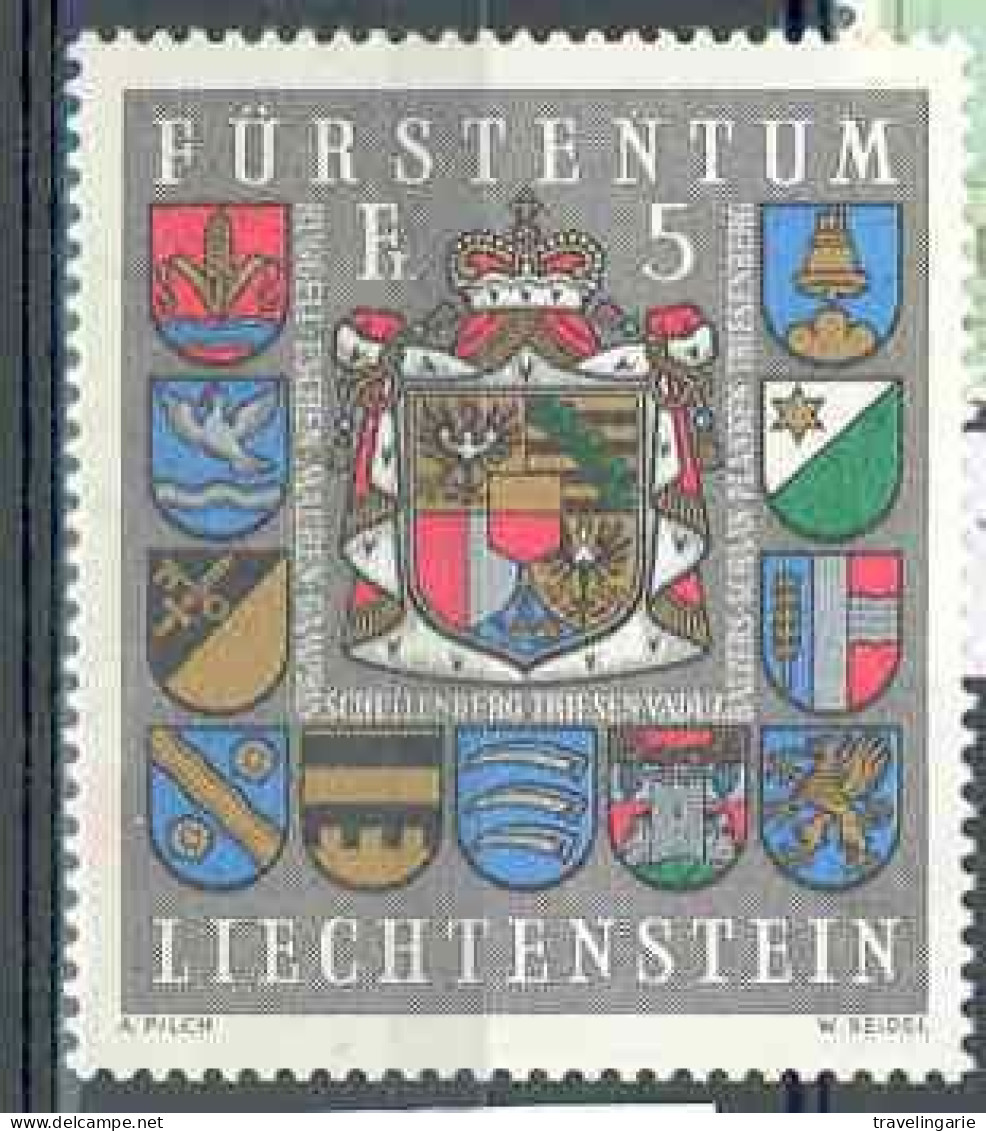 Liechtenstein 1973 Coat Of Arms ** MNH - Unused Stamps
