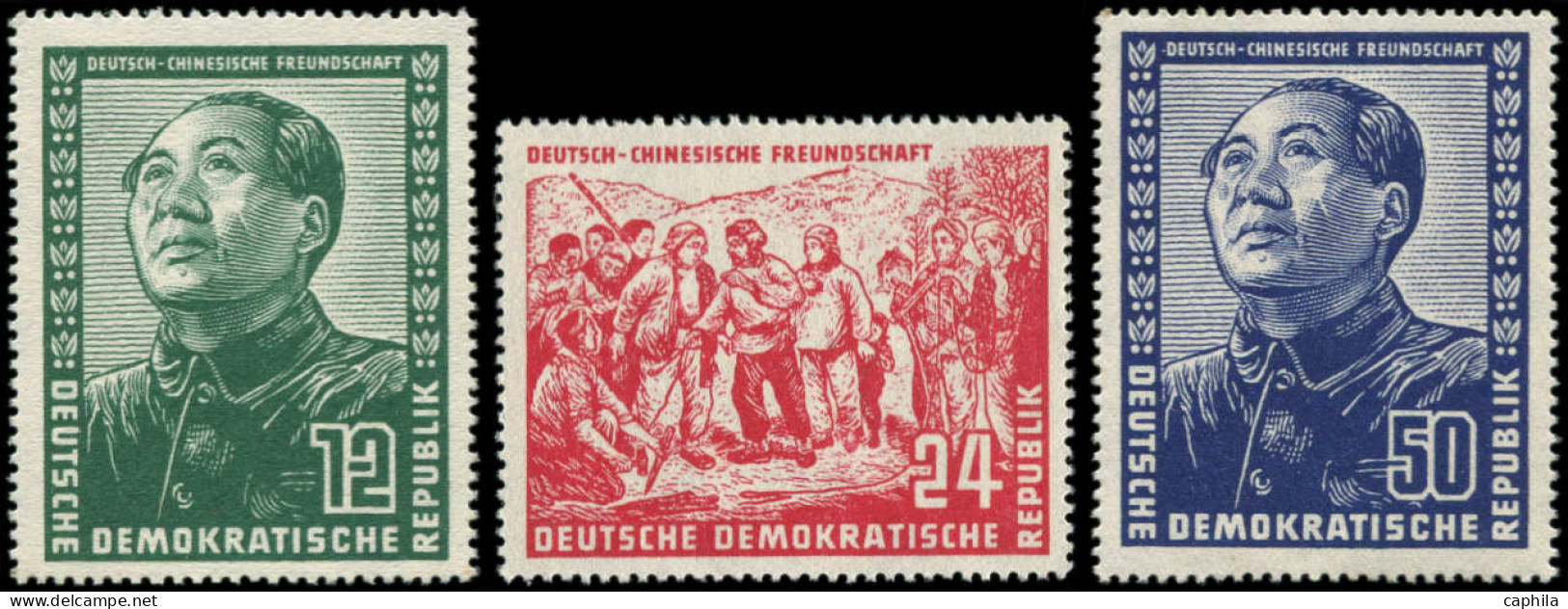 ** ALLEMAGNE - DDR - Poste - 38/40, Complet: Série Mao Tsé-toung - Unused Stamps