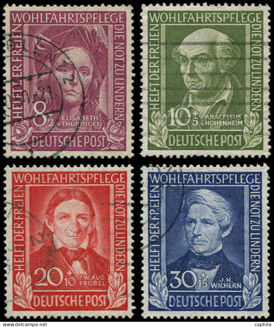 O ALLEMAGNE BUNDESPOST - Poste - 3/6, Œuvres De Bienfaisance - Used Stamps