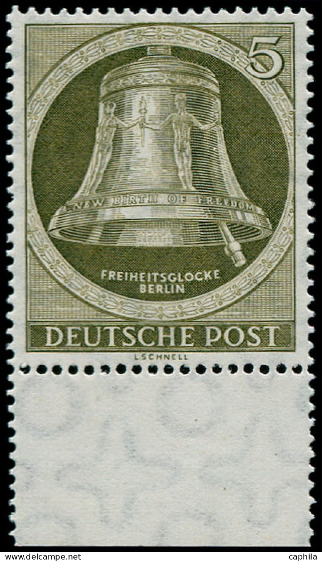 ** ALLEMAGNE BERLIN - Poste - 68, Bdf, Gomme Lignée Horizontalement: 5pf. Olive (Michel 82 Y) - Otros & Sin Clasificación