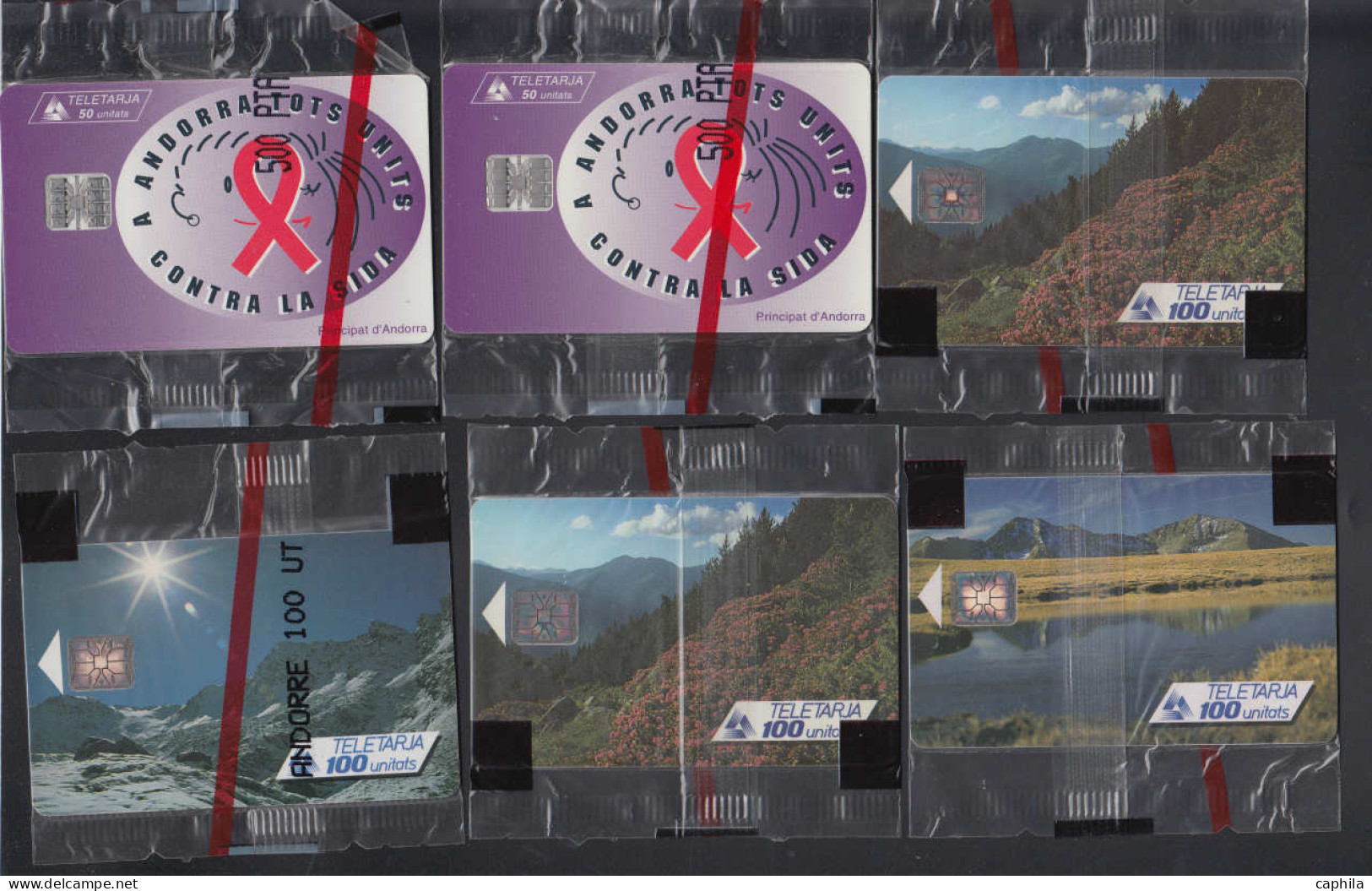 N ANDORRE ESPAGNOL - Télécartes - Collection De 27 Cartes Téléphones Neuves 1991/1994, Sous Blister - Otros & Sin Clasificación