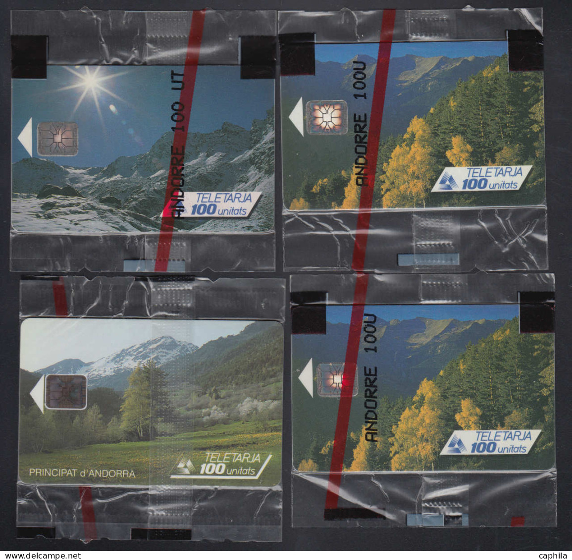 N ANDORRE ESPAGNOL - Télécartes - Collection De 27 Cartes Téléphones Neuves 1991/1994, Sous Blister - Other & Unclassified